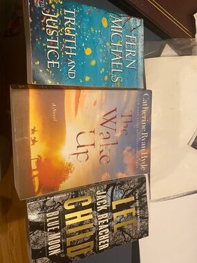 Assorted Paperback Book Lot — blue, teal, cream covers
